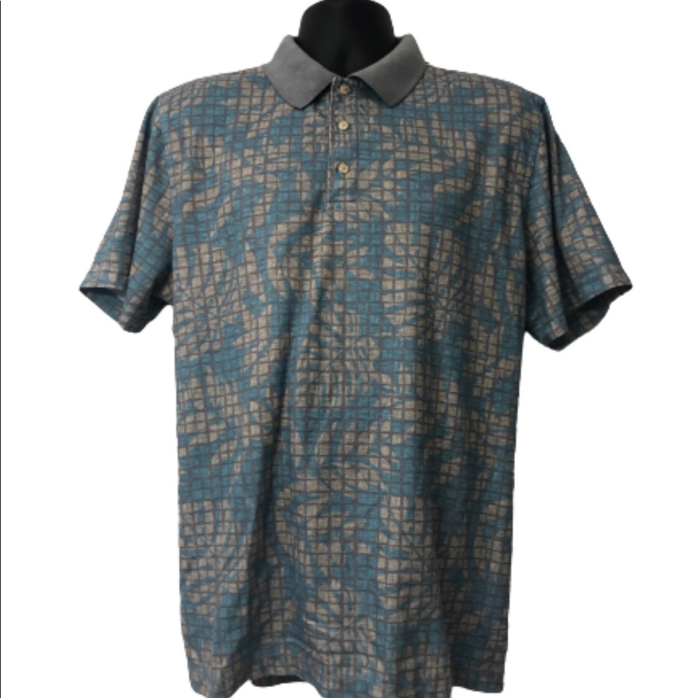 Tasso Elba Sun Protection Polo Hawaiian XL Palm